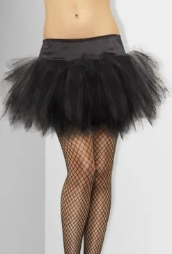 FEVER Tutu Frilly Zwart