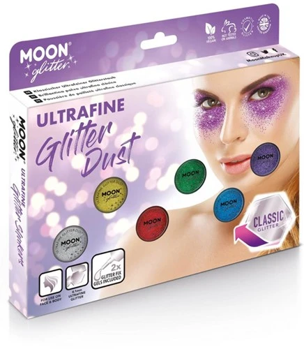 Moon Creations Ultrafine Glitter Dust Classic Voordeelset