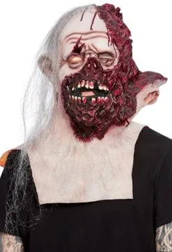 Smiffy's Verbrand Hoofd En Nek Deluxe Masker