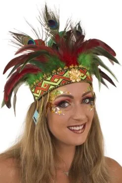 Party Xplosion Veren Hoofdtooi Comanche