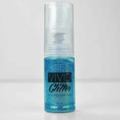 Vivid Glitter Spray Baby Blue