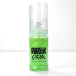 Vivid Glitter Spray Lime Zest