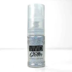 Vivid Glitter Spray Silver Holo
