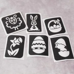 Grimas Voorjaar En Pasen Glittertattoo Sjablonenset