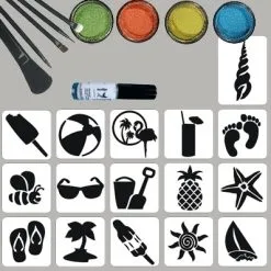 Schmink Specialist Zomer Glittertattoo Set