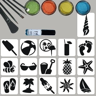 Schmink Specialist Zomer Glittertattoo Set
