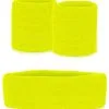 Party Xplosion Zweetbandjes Set Neon Geel